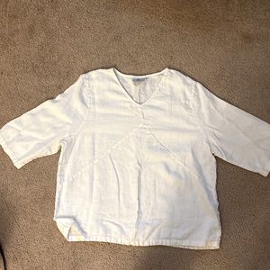 Womens 1X linen top